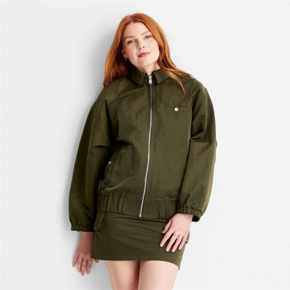 Relaxed Bomber Jacket